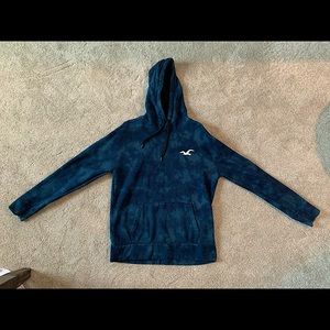 Hollister men’s blue hoodie size medium